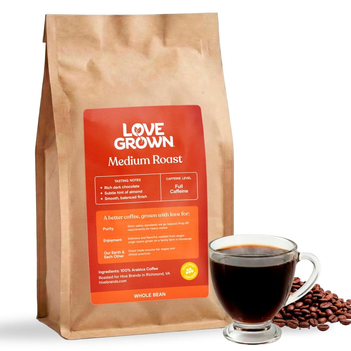 Love Grown Whole Bean Coffee — view 2
