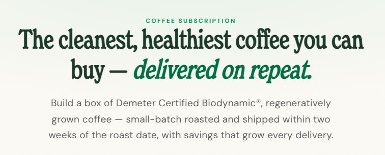 Biodynamic Coffee by Holistic Roasters — view 3