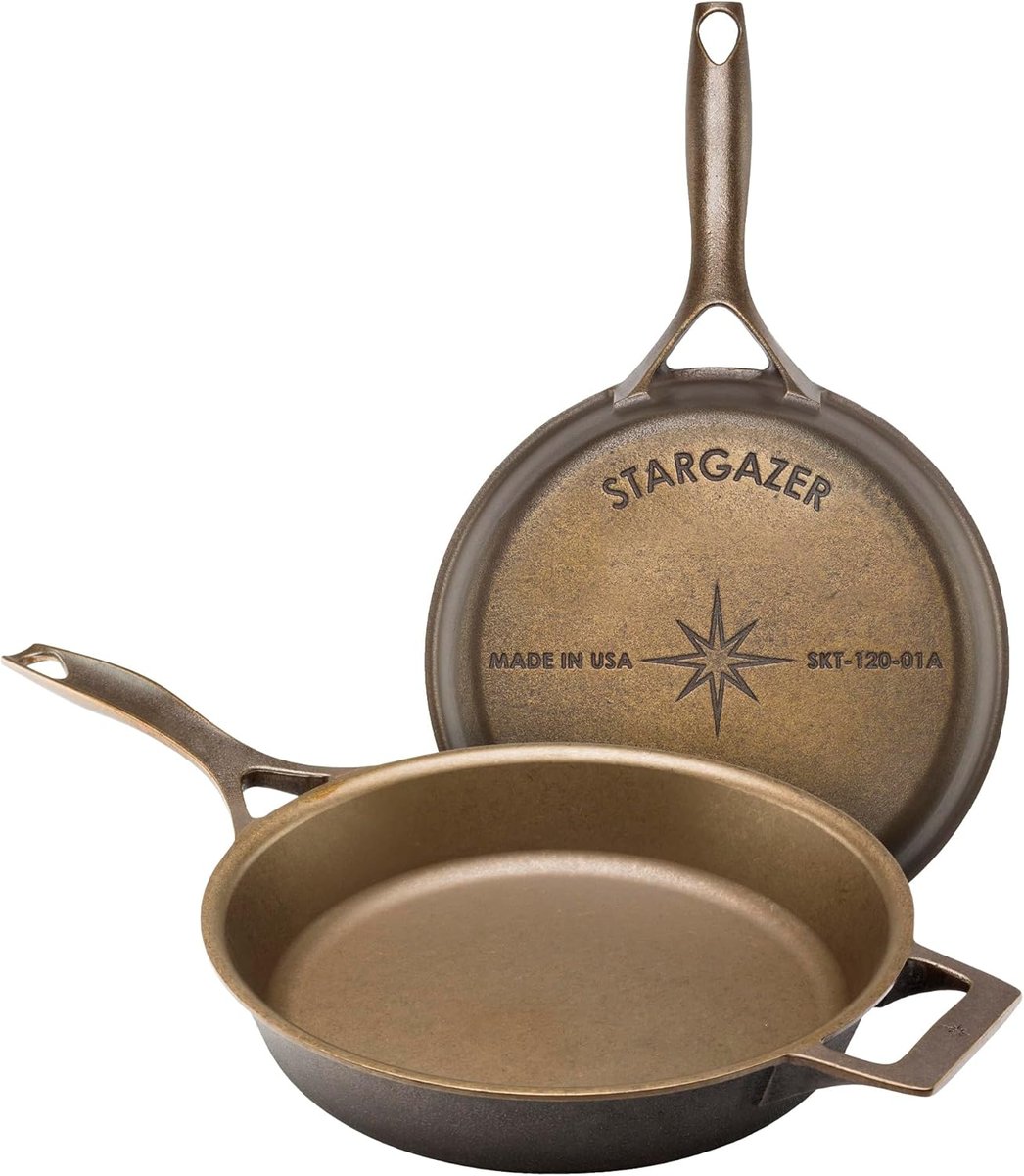 Stargazer cast iron skillet