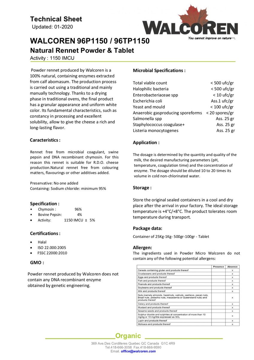 WalcoRen Natural Rennet Tablets — view 2